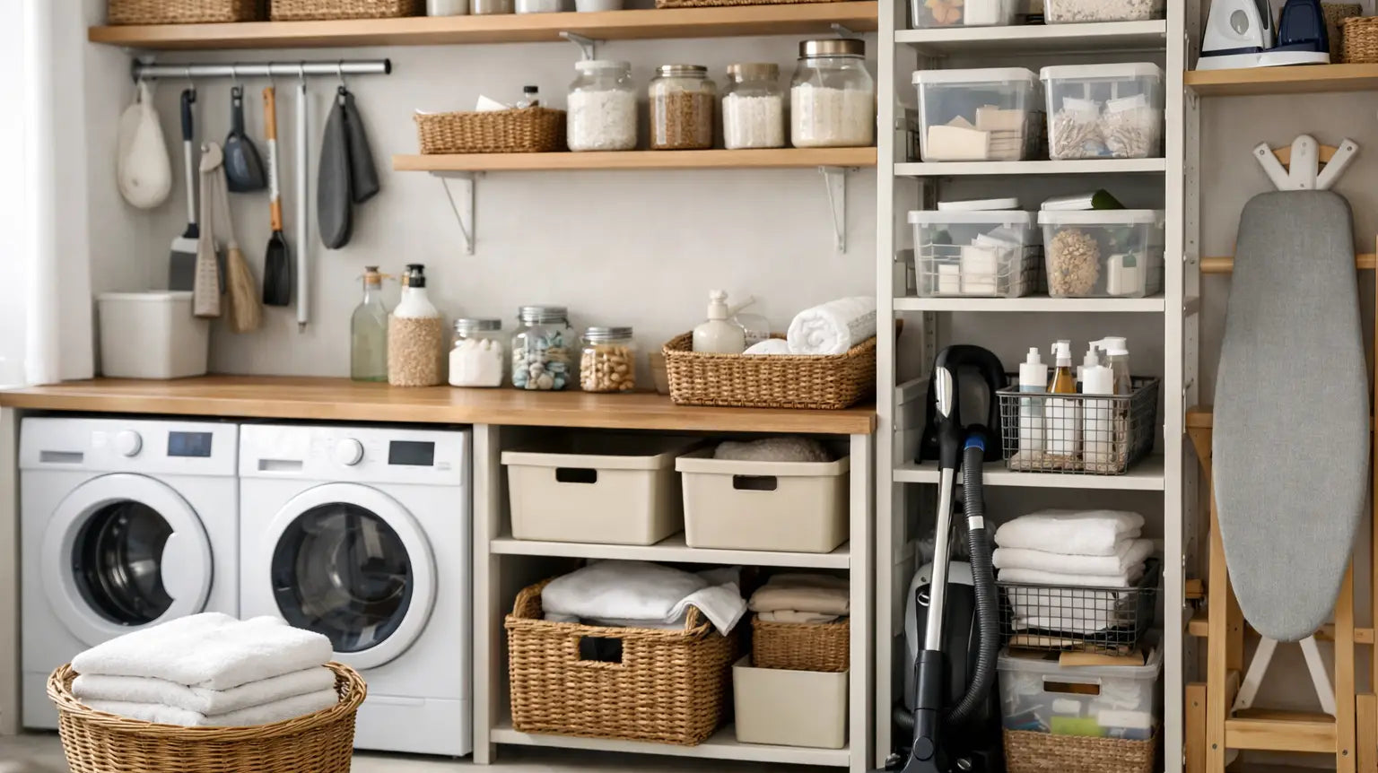 How to Organise Utility Room Storage