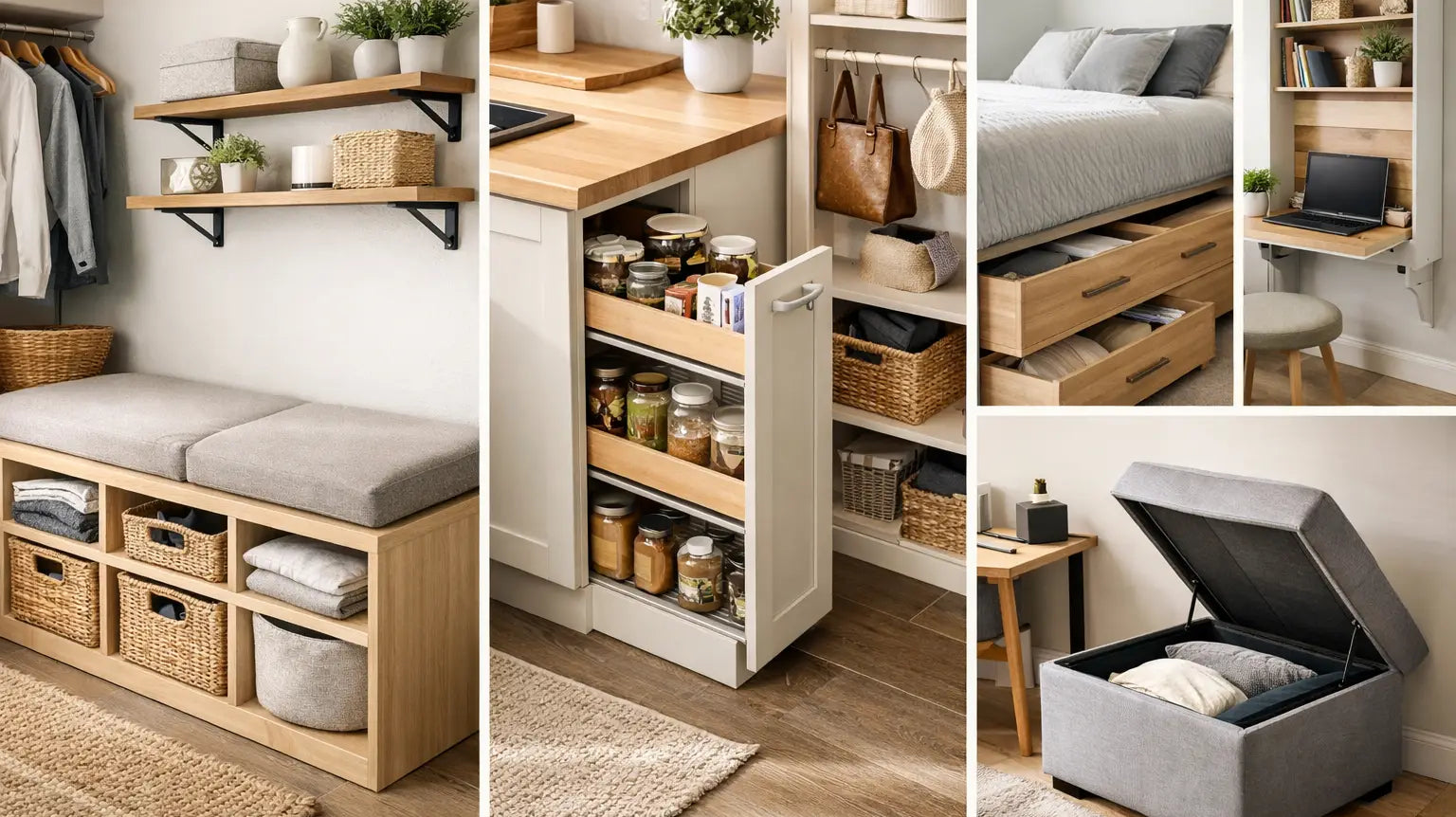 12 Home Storage Ideas for Small Spaces