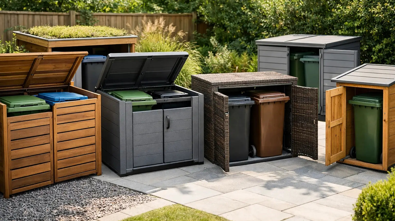 10 Wheelie Bin Storage Ideas That Work