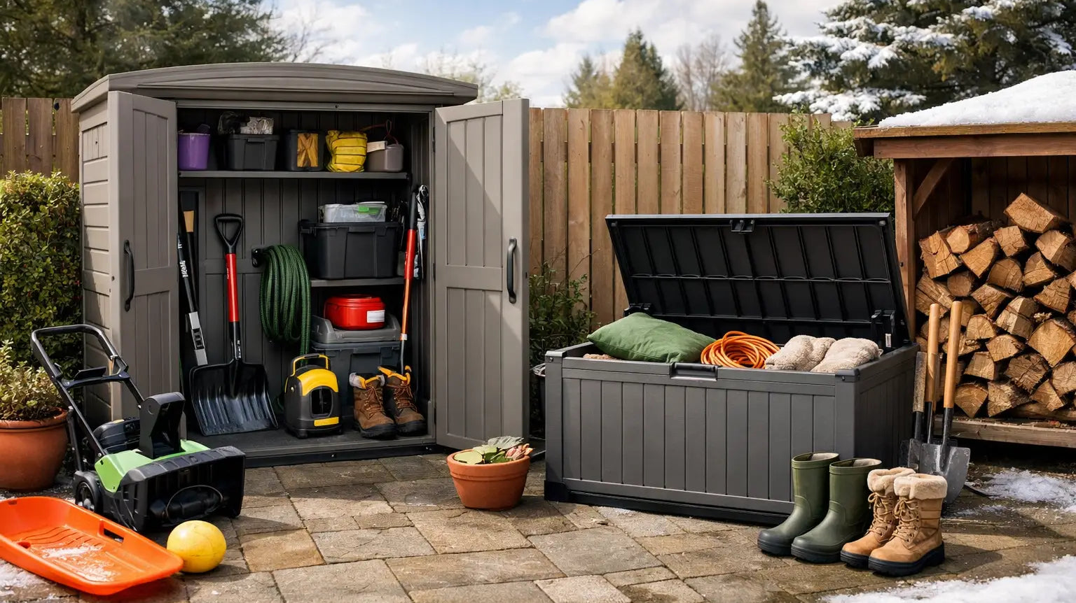 Outdoor Storage That Works All Year