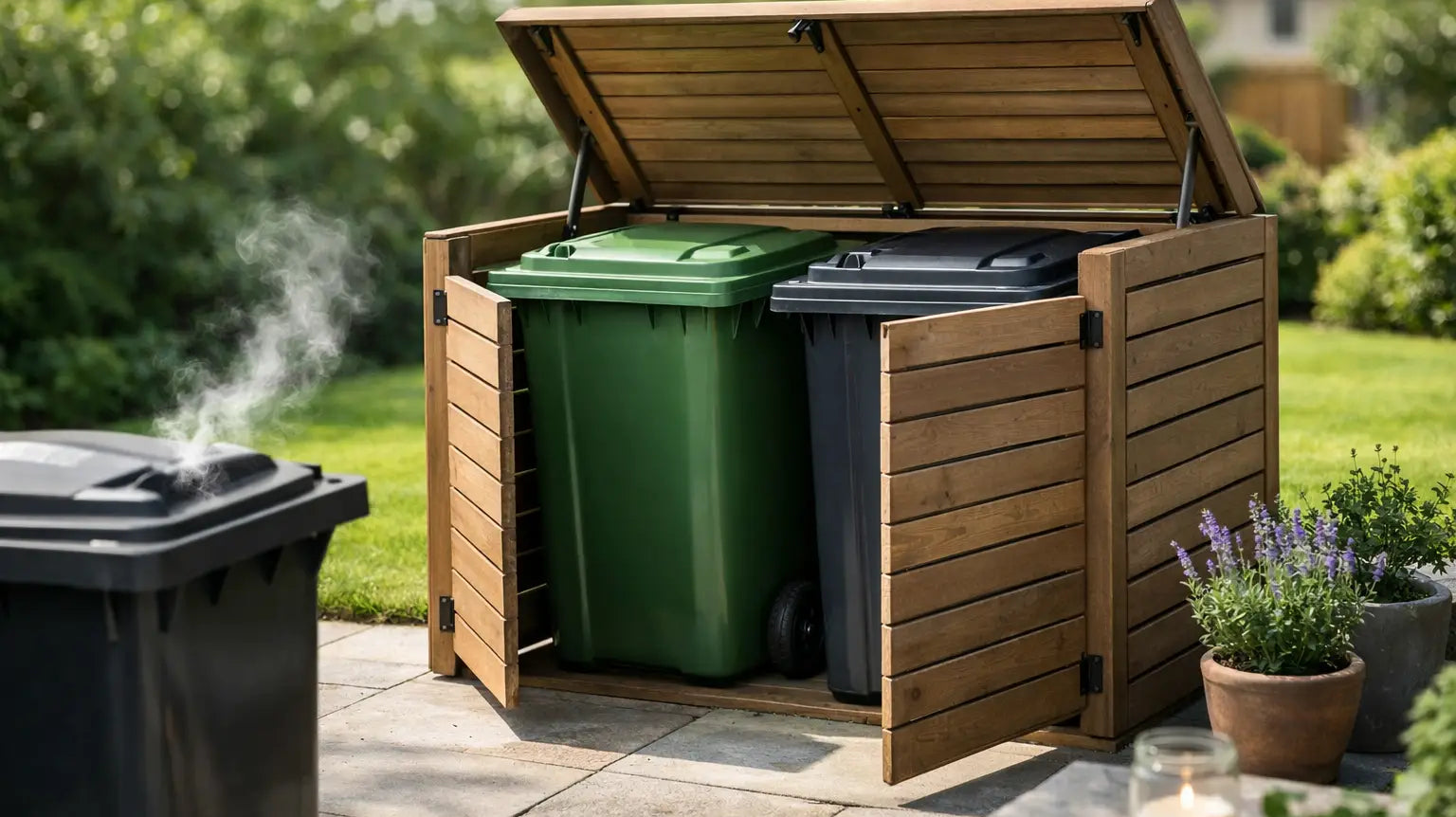 Do Wheelie Bin Stores Stop Smells at Home?