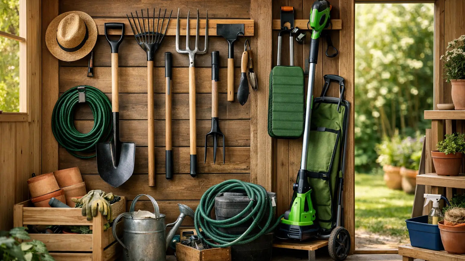 How to Organise Garden Tools Without Losing Space