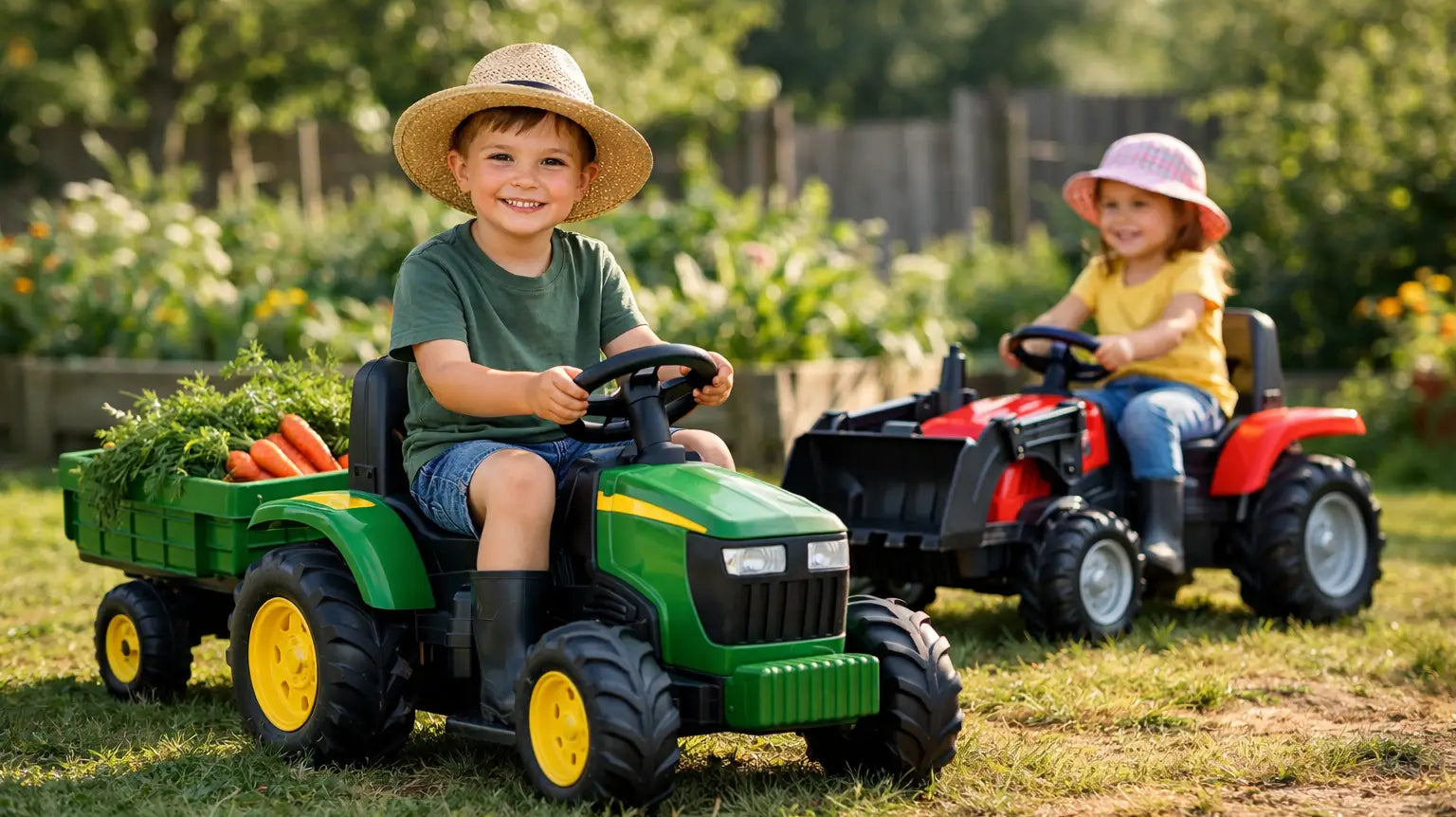 Best Ride On Tractors for Young Garden Fans