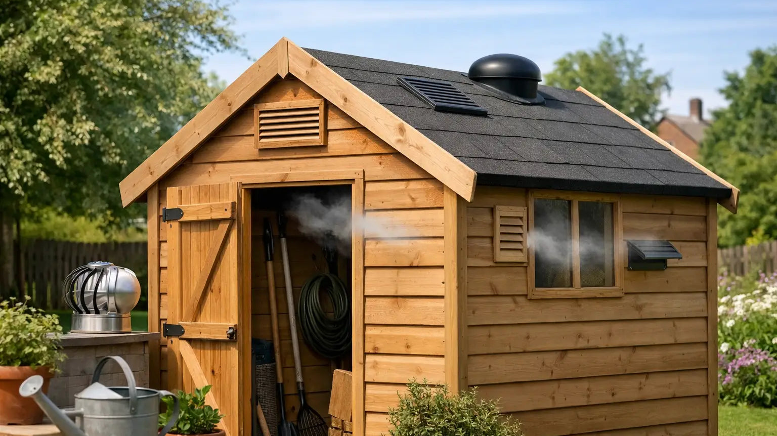 Garden Shed Ventilation Guide for UK Gardens
