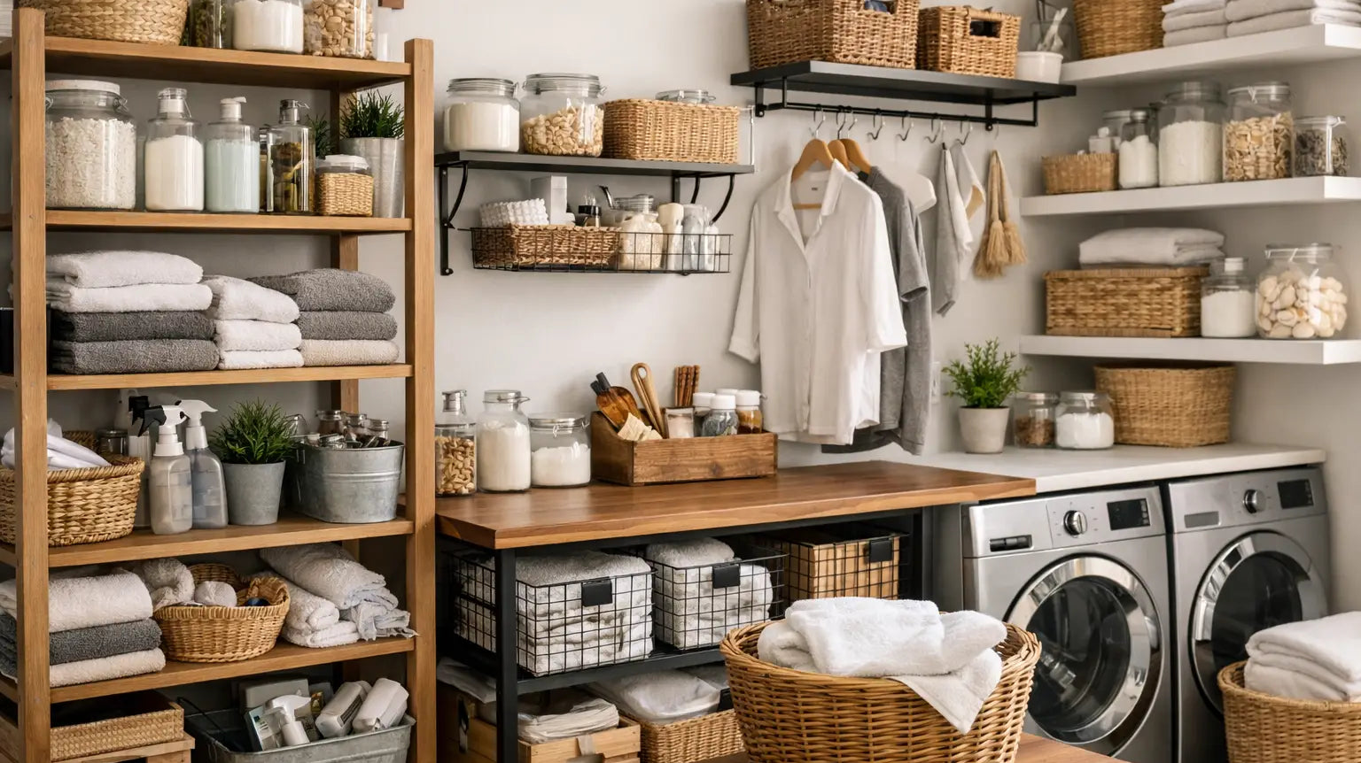 12 Utility Room Shelving Ideas That Work Hard