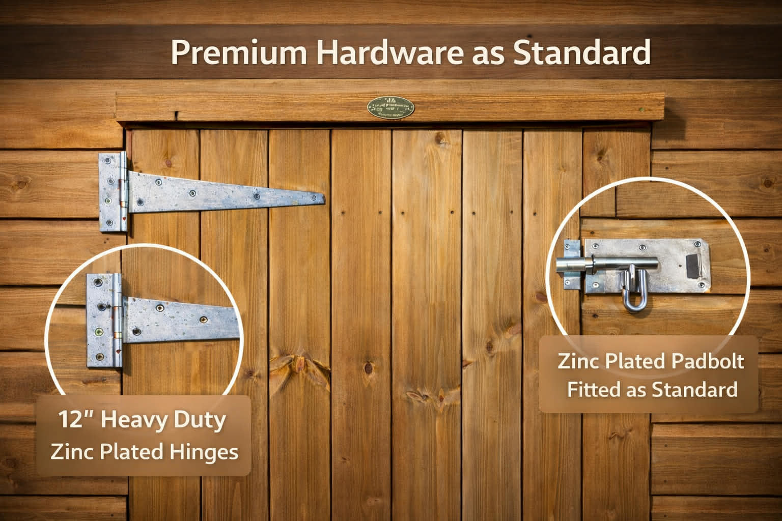 Horticultural glass windows in Markham Heavy Duty Pent Wooden Garden Shed providing natural light