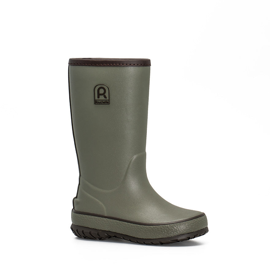 Rouchette Acteon Junior Boots - Khaki - anydaydirect