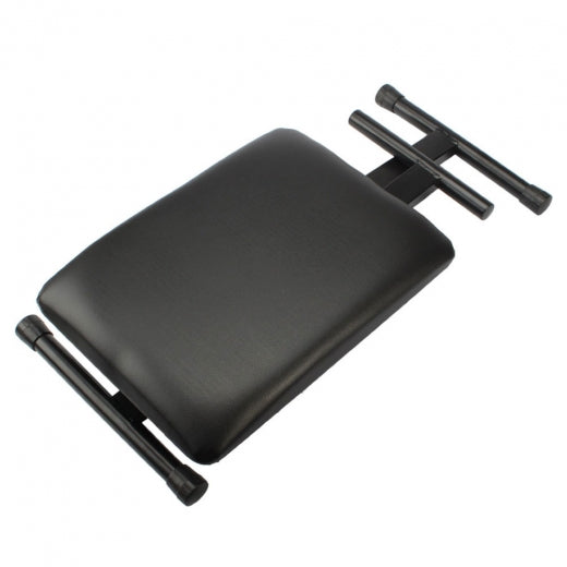Glarry Adjustable Folding Piano Bench Stool Seat Black - anydaydirect