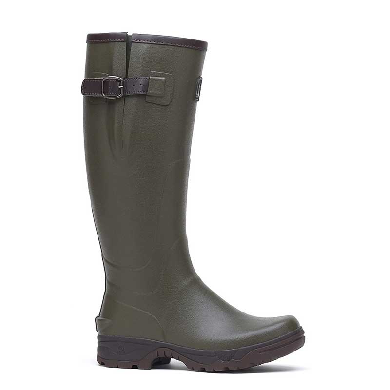 Rouchette Veneur Lady Boot - Khaki - anydaydirect
