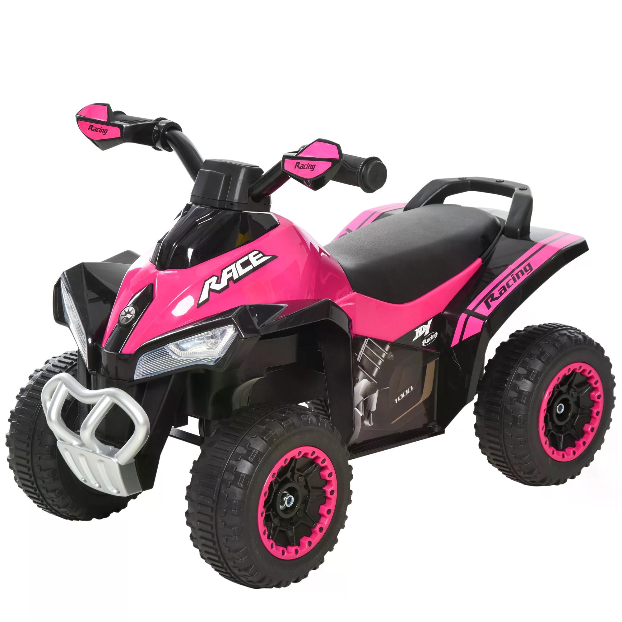 HOMCOM Ride on Toy for Kids 4 Wheel Foot-to-Floor Sliding Walking Car Toy Motorcycle Baby Walker Toddler Toys for for 18-36 Months Boys and Girls - anydaydirect