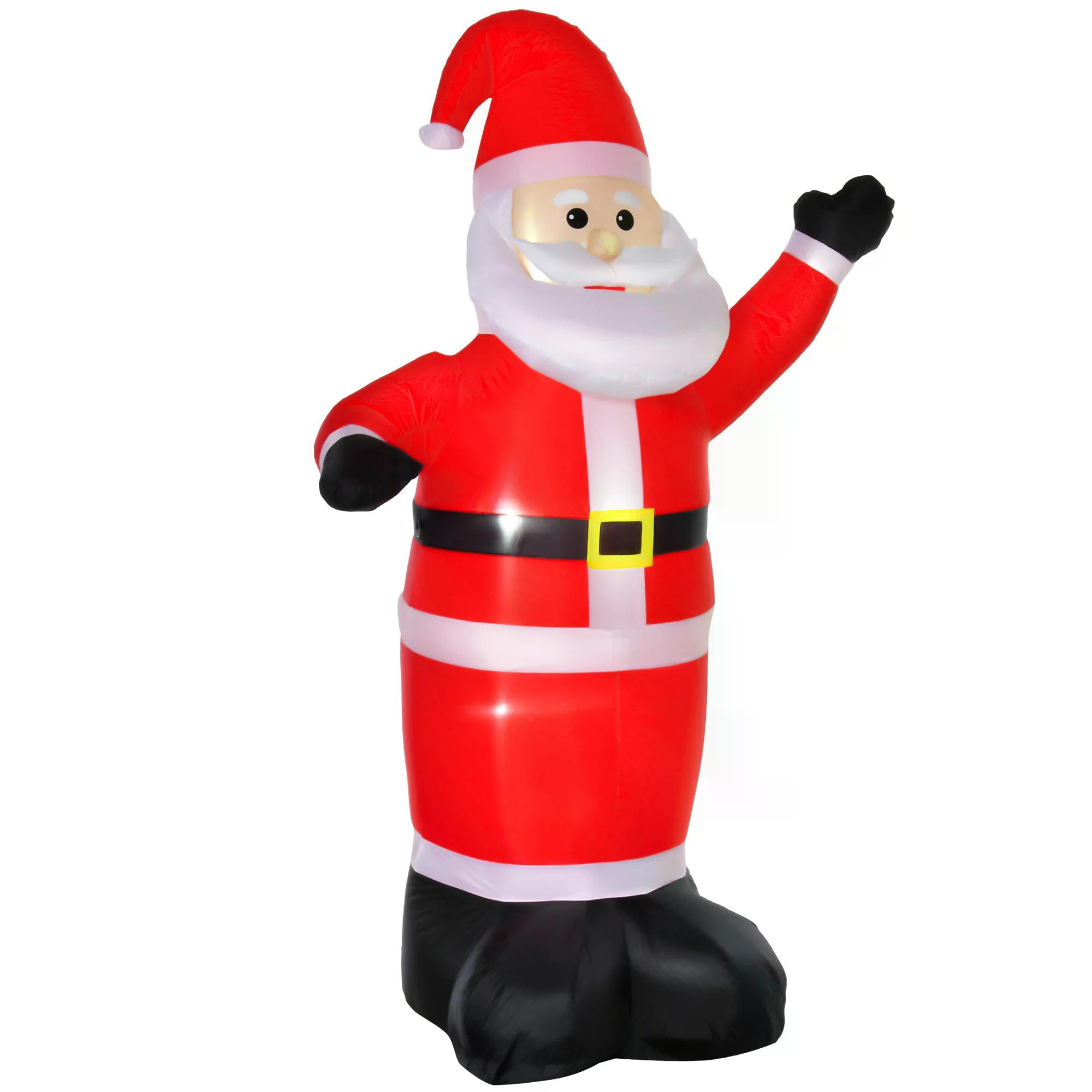 HOMCOM Inflatable 2.4m Santa Claus W/LED lights - anydaydirect