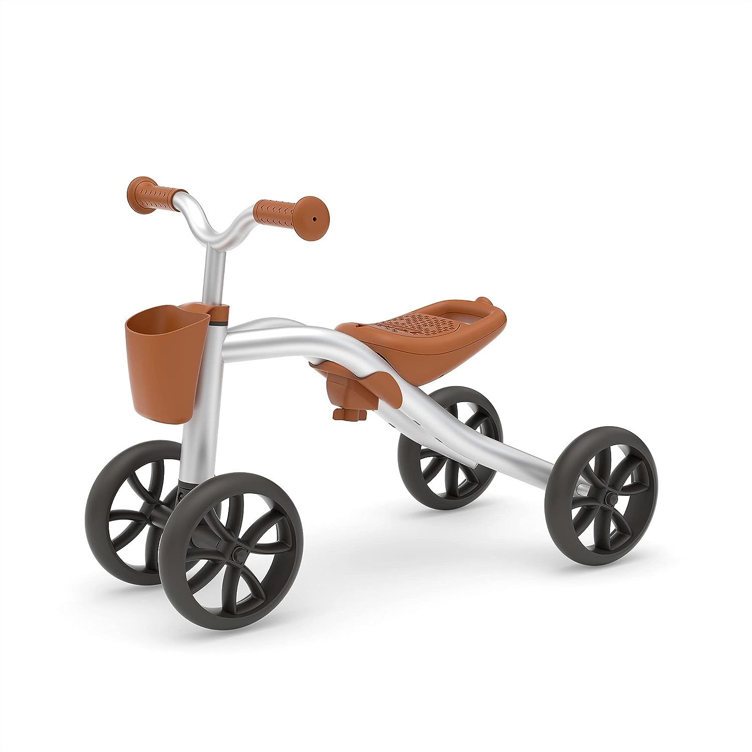 Chillafish Quadie 2 Bike And Basket Silver Rideon - anydaydirect