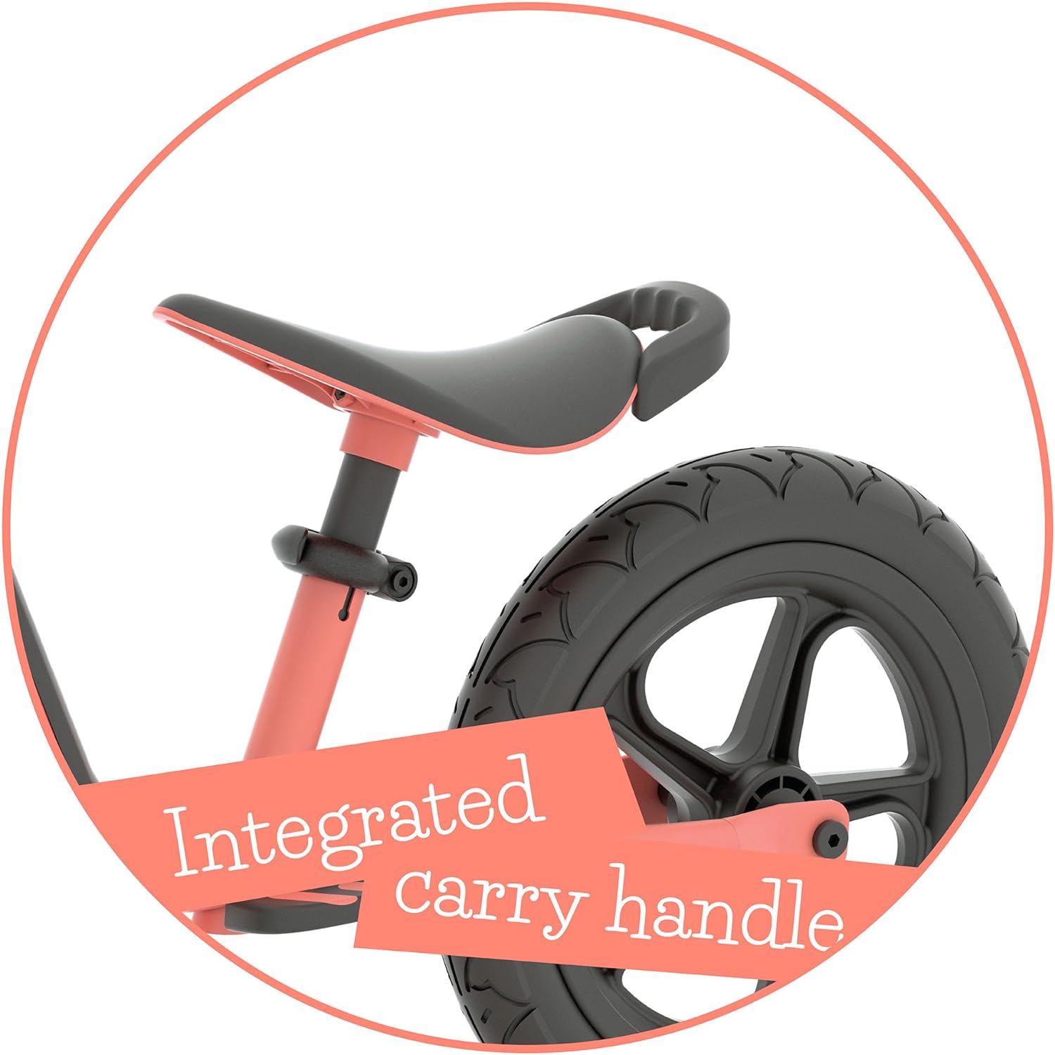 Chillafish Balance Bike Charlie Sport Flamingo - anydaydirect