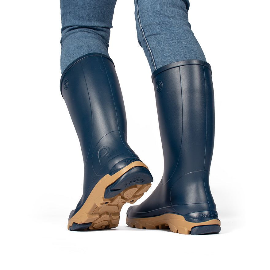 Rouchette Remoove Wellington Boots - Navy - anydaydirect