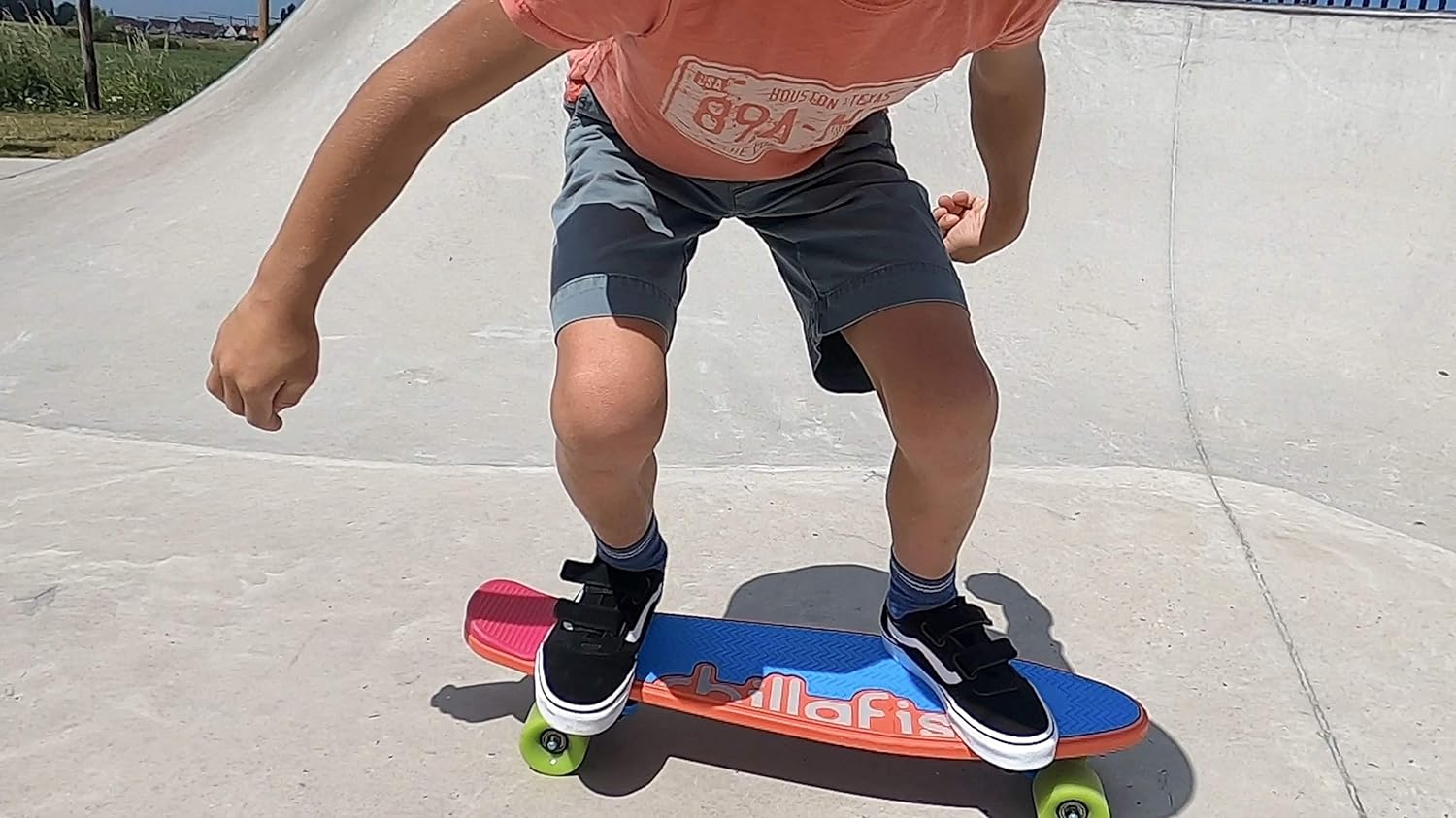 Chillafish Skatie Black Mix Skateboard - anydaydirect