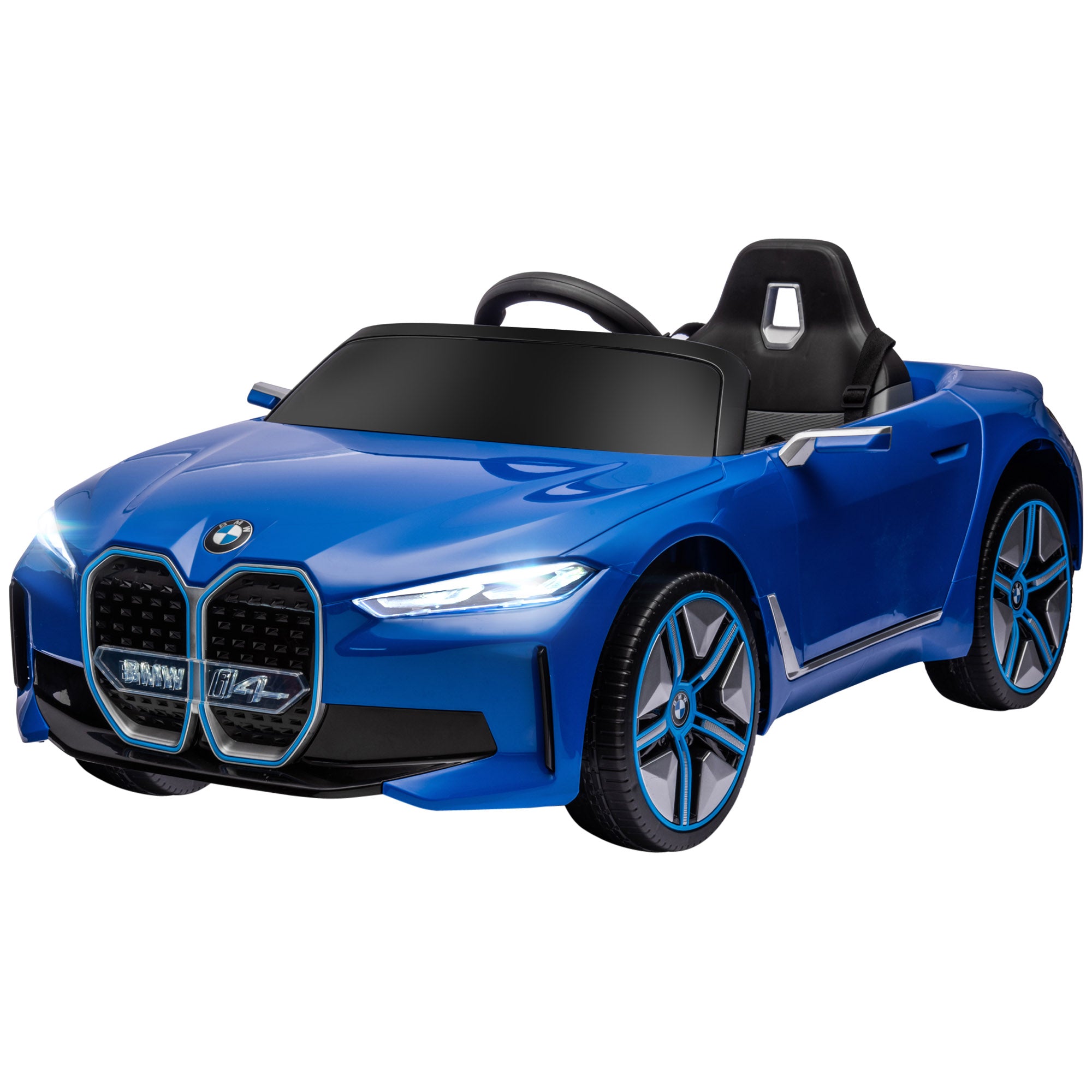 HOMCOM BMW i4 Licensed 12V Kids Electric Ride-On Car - anydaydirect