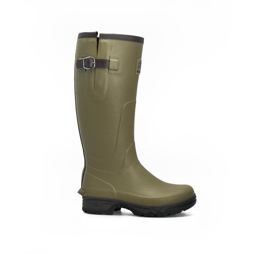 Rouchette Veneur Neoprene Lady Boot - Khaki - anydaydirect