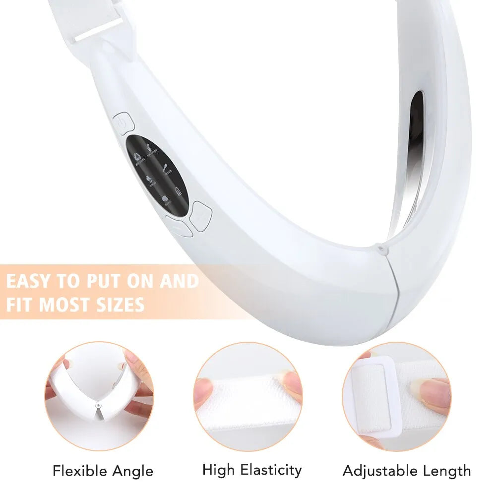 Hailicare Face Lifter V-Line Up Face Lifting Belt Face Slimming Vibration Massager LED Display Facial Beauty Instrument 5 Modes - anydaydirect