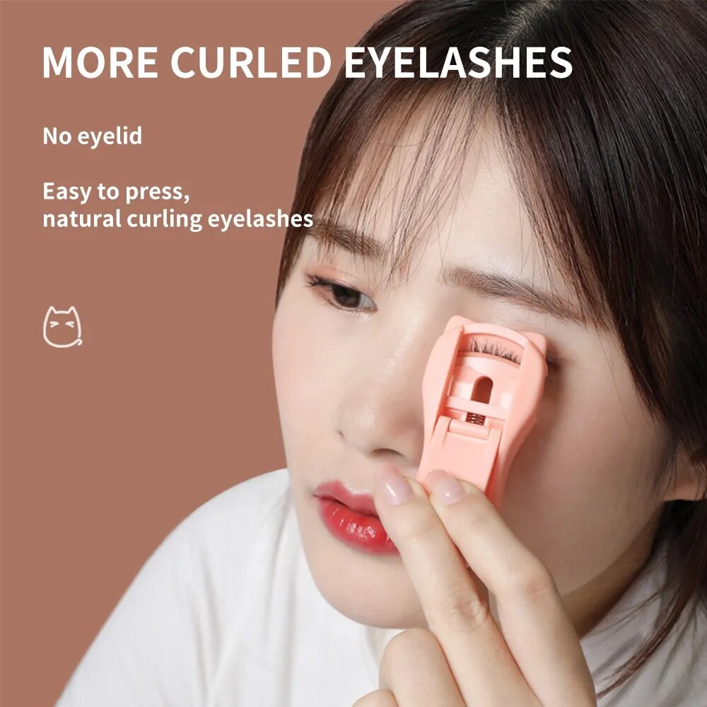 2 PCs Cat Claw Eyelashes Curler Cute Designs Long Lasting Professional for Women Makeup Accessories Tool Fit All Eyelash Shapes - anydaydirect