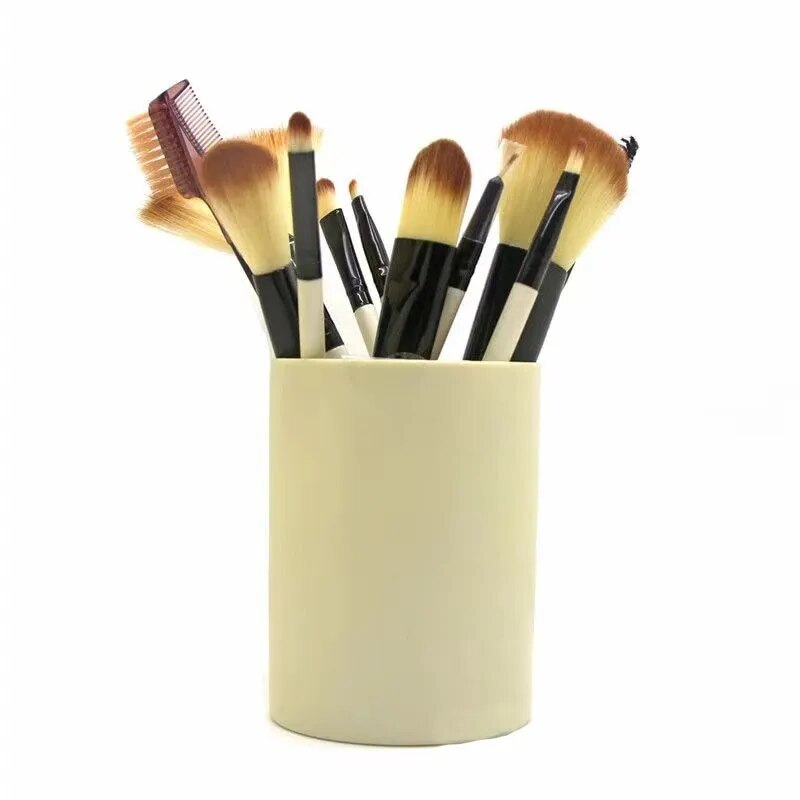 12pcs Professional Makeup Brushes Set Foundation Brush Blush Eyebrow Brush Lip Brush Concealer Beauty Tools Brush Makeup Tools - anydaydirect