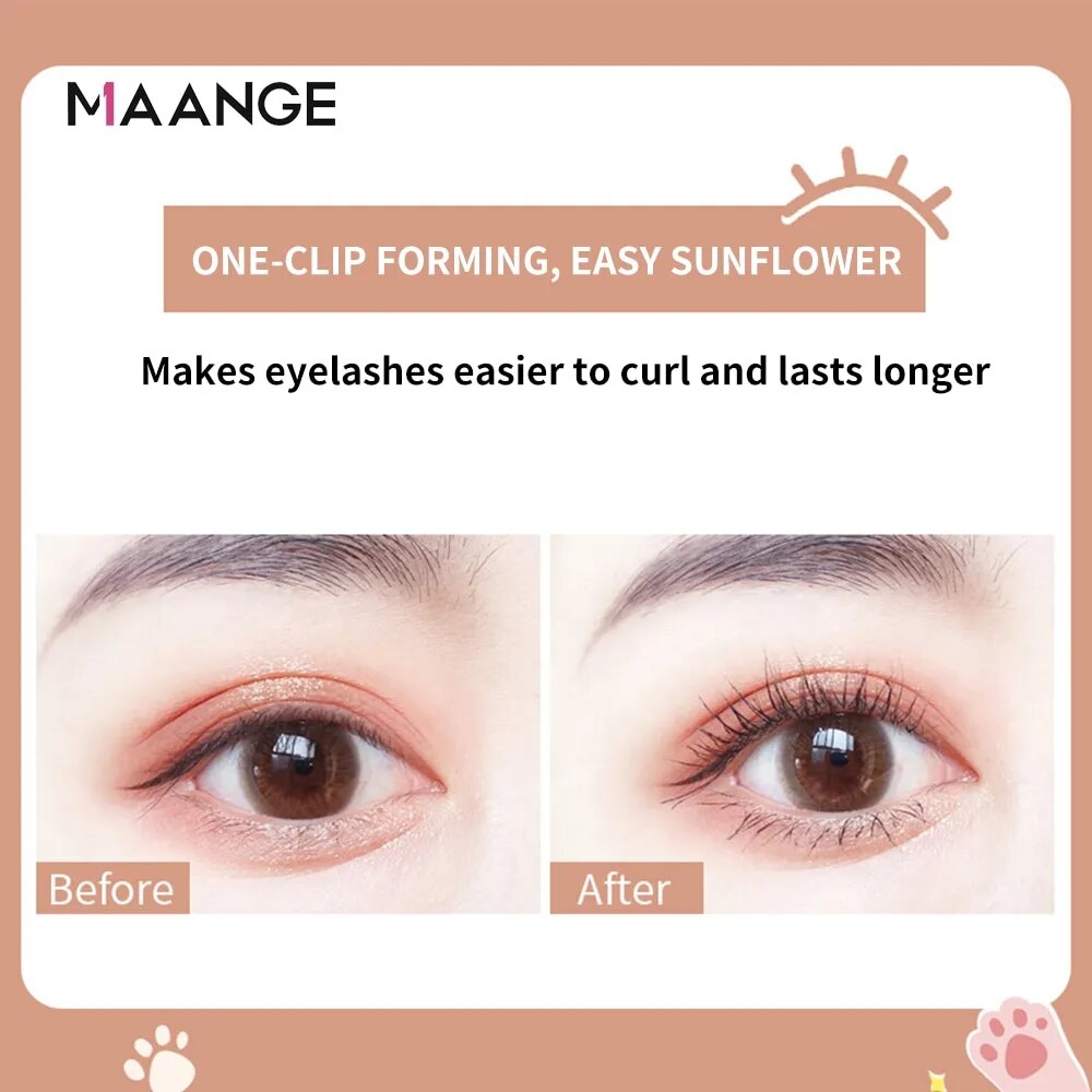 2 PCs Cat Claw Eyelashes Curler Cute Designs Long Lasting Professional for Women Makeup Accessories Tool Fit All Eyelash Shapes - anydaydirect