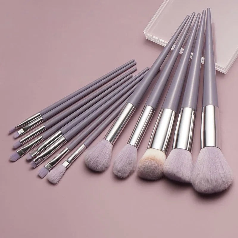 New 13Pcs Makeup Brush Set Makeup Concealer Brush Blush Loose Powder Brush Eye Shadow Highlighter Foundation Brush Beauty Tools - anydaydirect