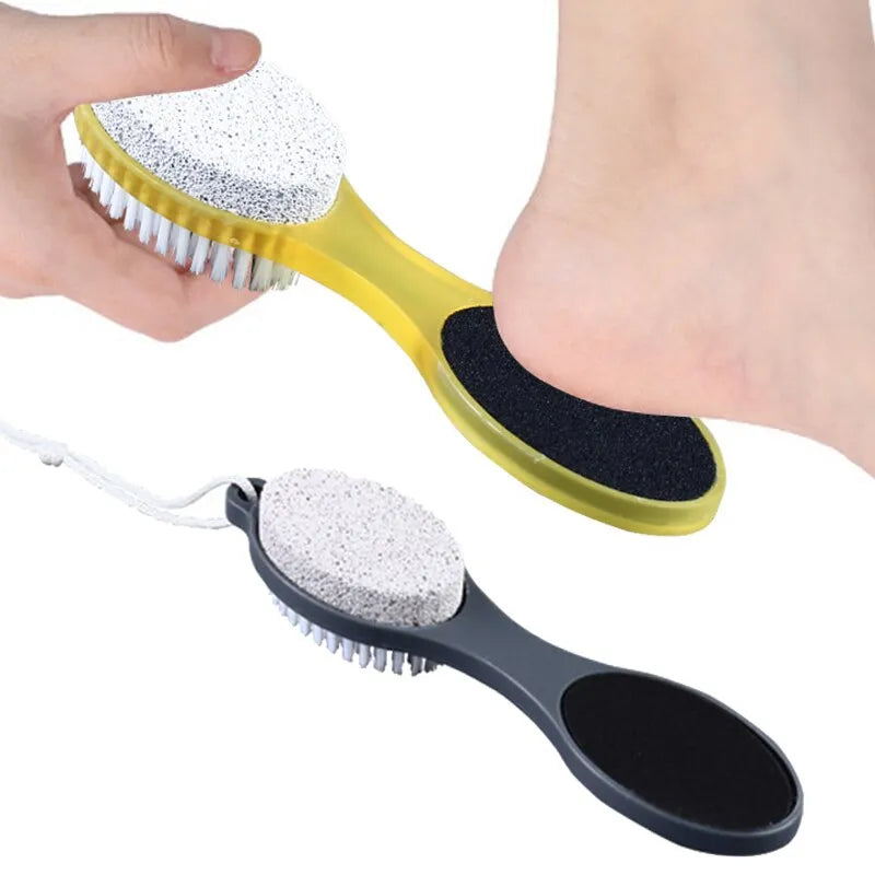 1PC Foot File Pumice Stone Dead Skin Remover Brush Pedicure Grinding Tool Random Color Hot Selling 4 Side Use - anydaydirect
