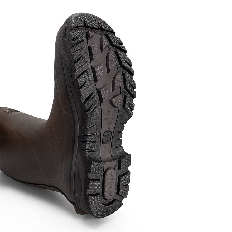 Rouchette Veneur Neoprene Zip Boot - Brown - anydaydirect