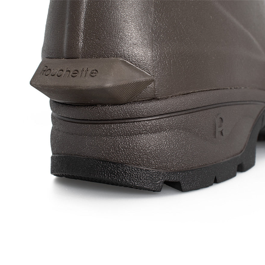 Rouchette Veneur Neoprene Zip Boot - Brown - anydaydirect