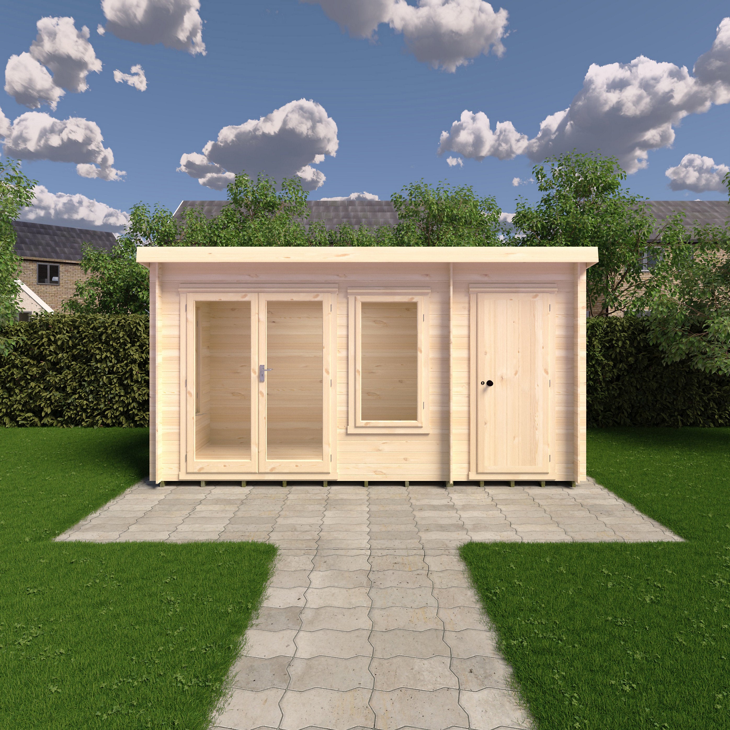 Shire Elm 6x14 Log Cabin