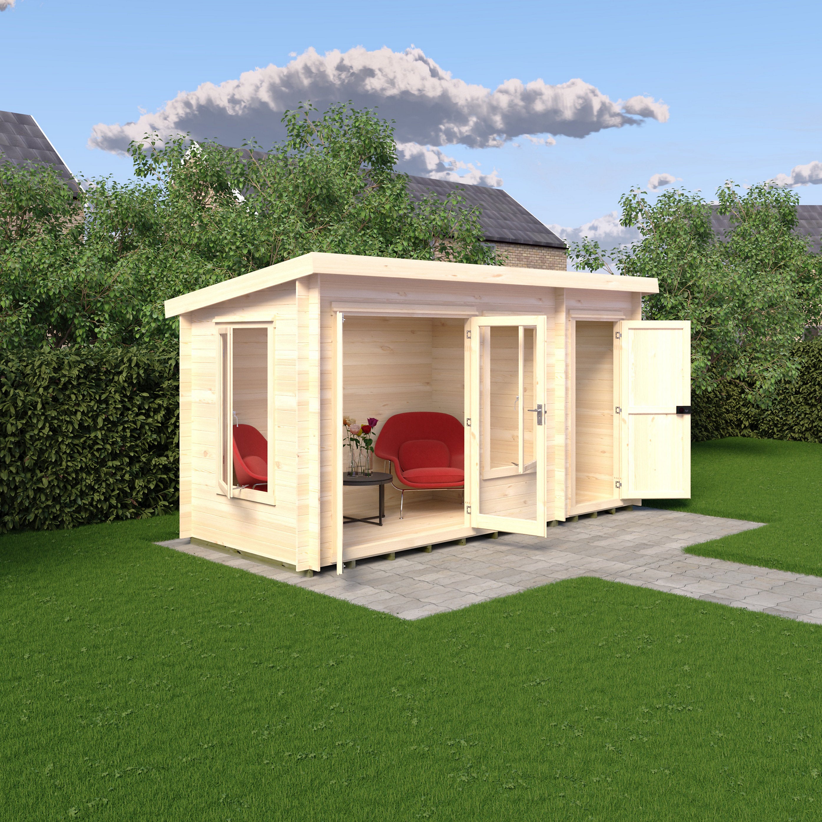 Shire Elm 6x14 Log Cabin
