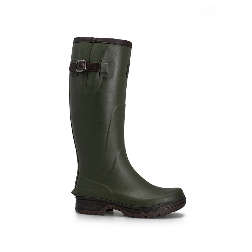 Rouchette Veneur Lady Boot - Khaki - anydaydirect