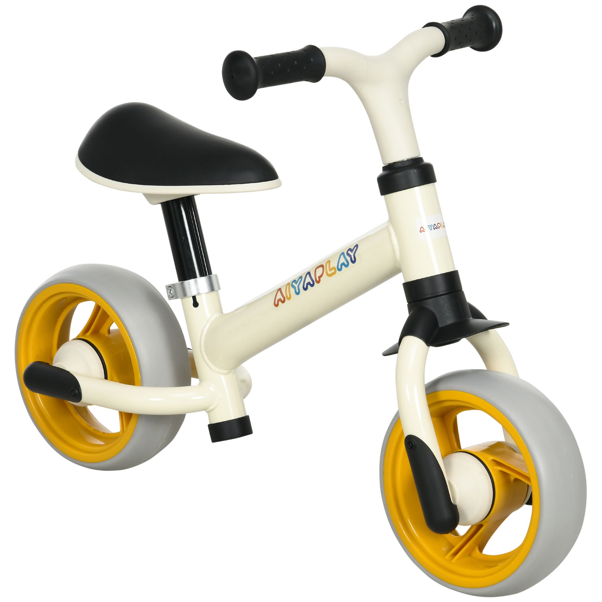 AIYAPLAY 8" Balance Bike, Lightweight Training Bike for Children, with Adjustable Seat, EVA Wheels, Easy installation - Orange - anydaydirect