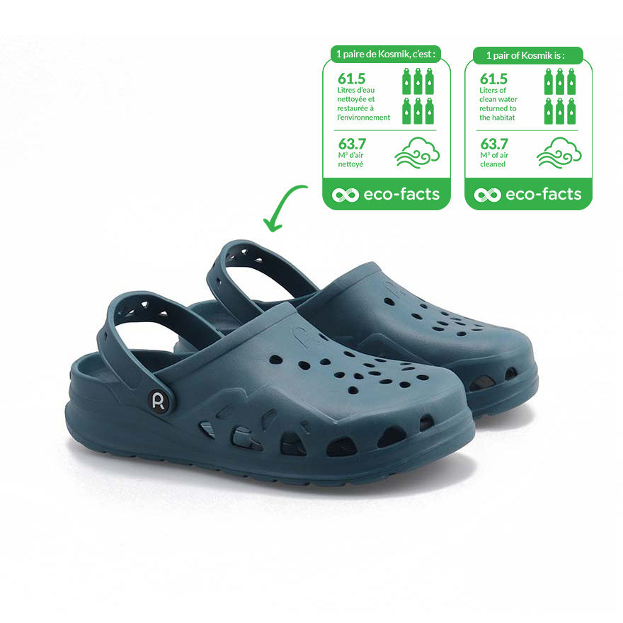 Rouchette Kosmik Clog - Blue - anydaydirect