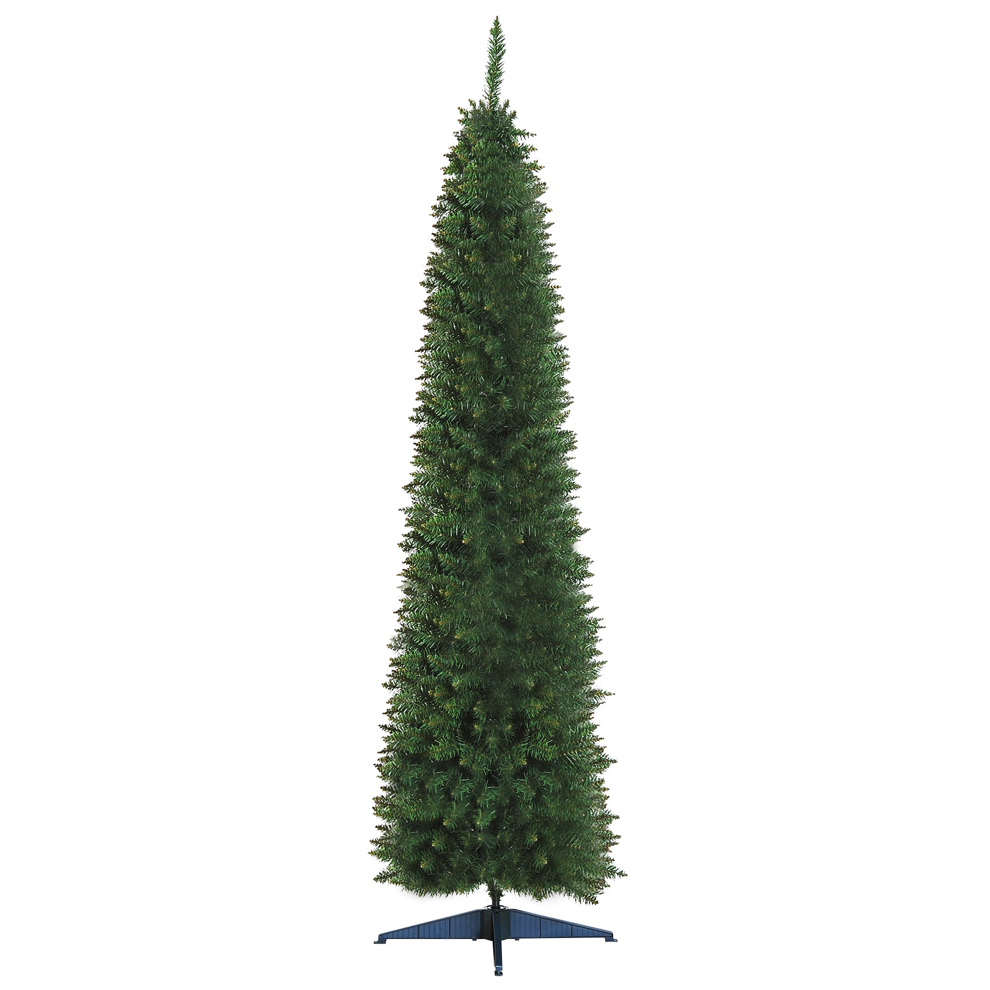 HOMCOM 2.1m Artificial Christmas Tree Pine Tree W/Plastic Stand-Green - anydaydirect