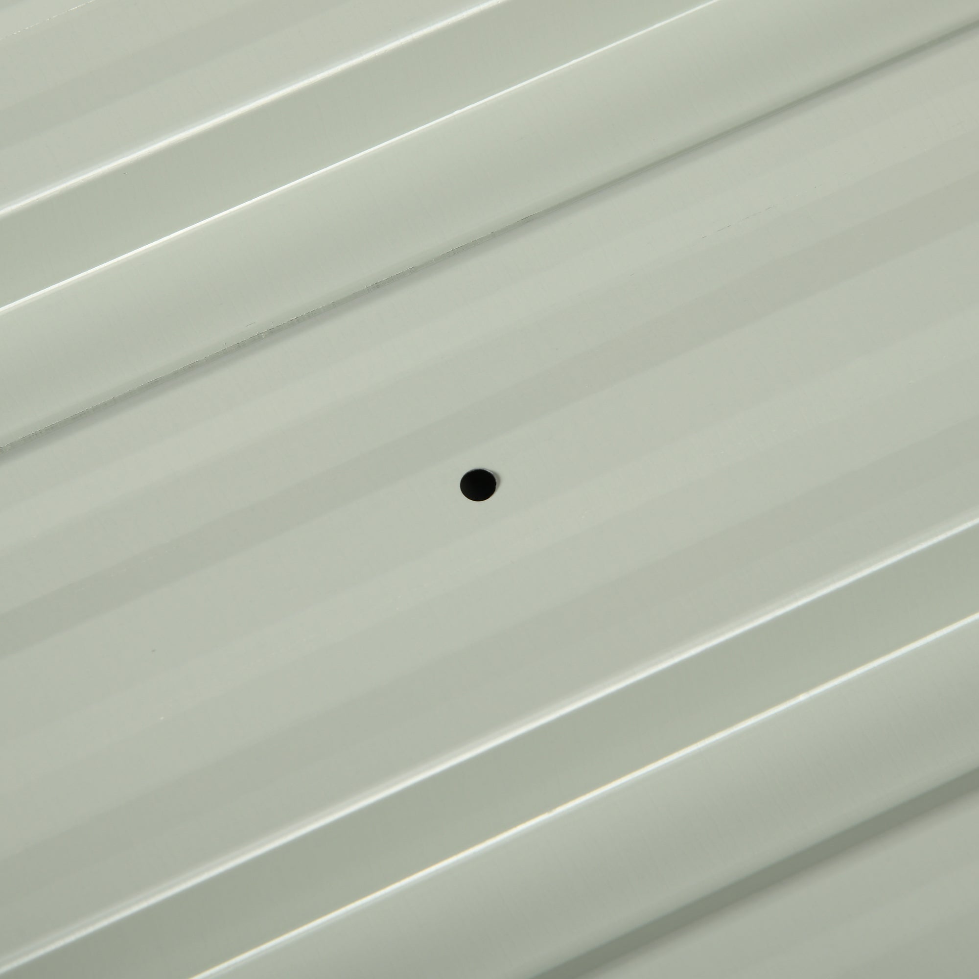 Outsunny Corrugated Roofing Sheets, Pack of 12, Galvanised Metal Roofing Sheets for Greenhouse, Garage, Storage Shed, Carport, 129 x 45cm, Dark Grey - anydaydirect