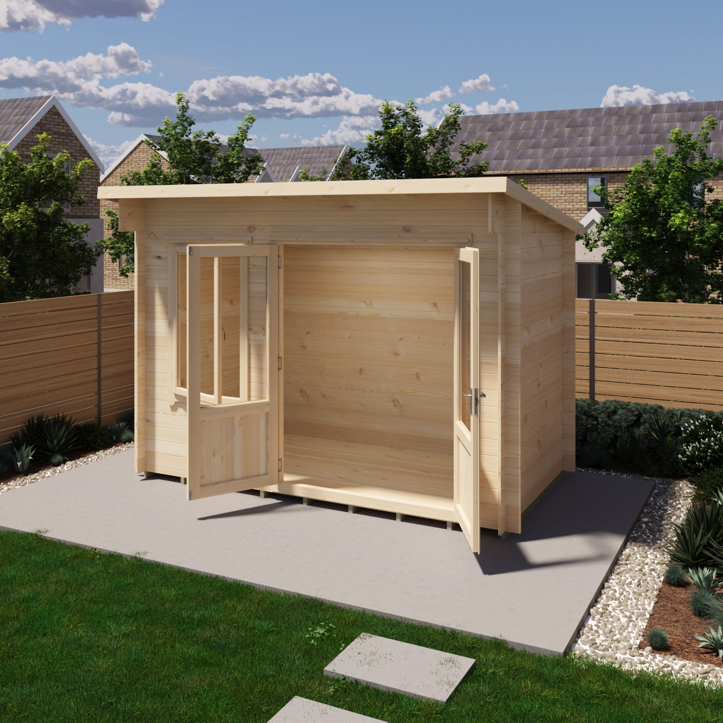 Shire Edgefield 13x6 Log Cabin