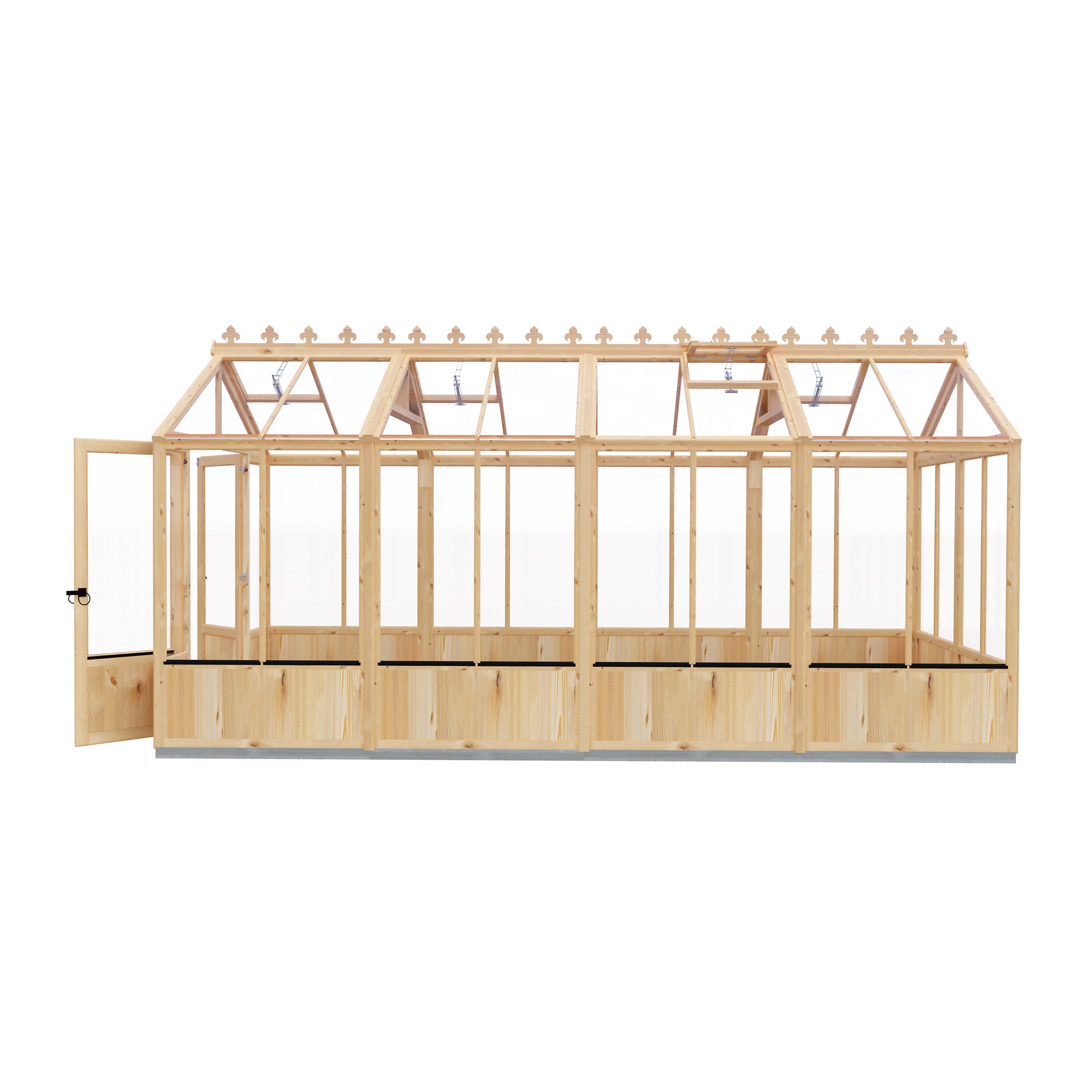 Shire Holkham 8x30 Timber Greenhouse