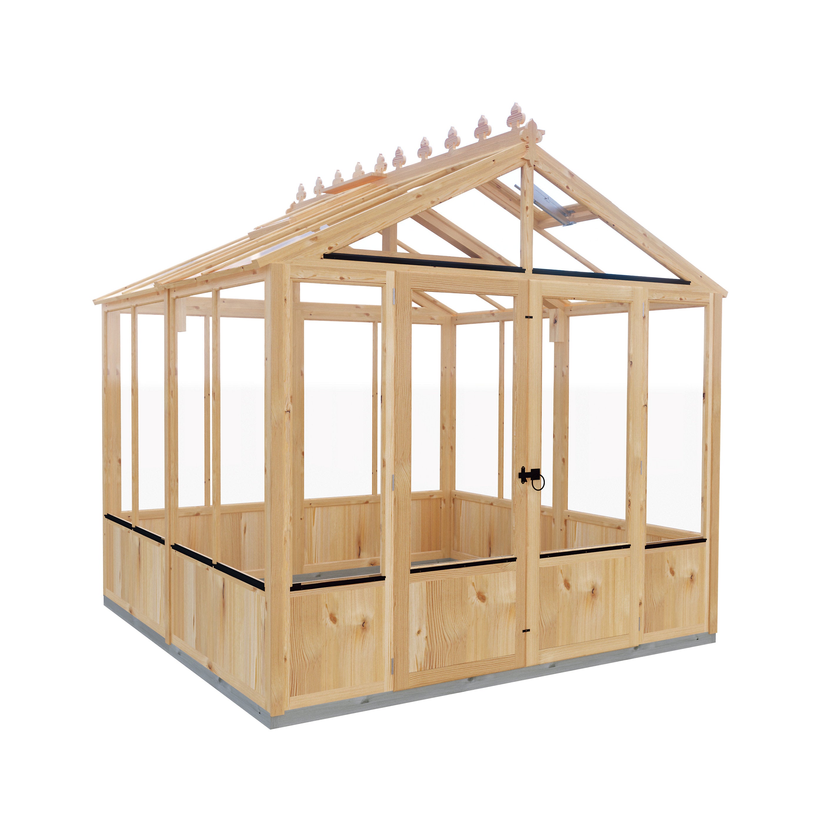 Shire Holkham 8x8 Timber Greenhouse