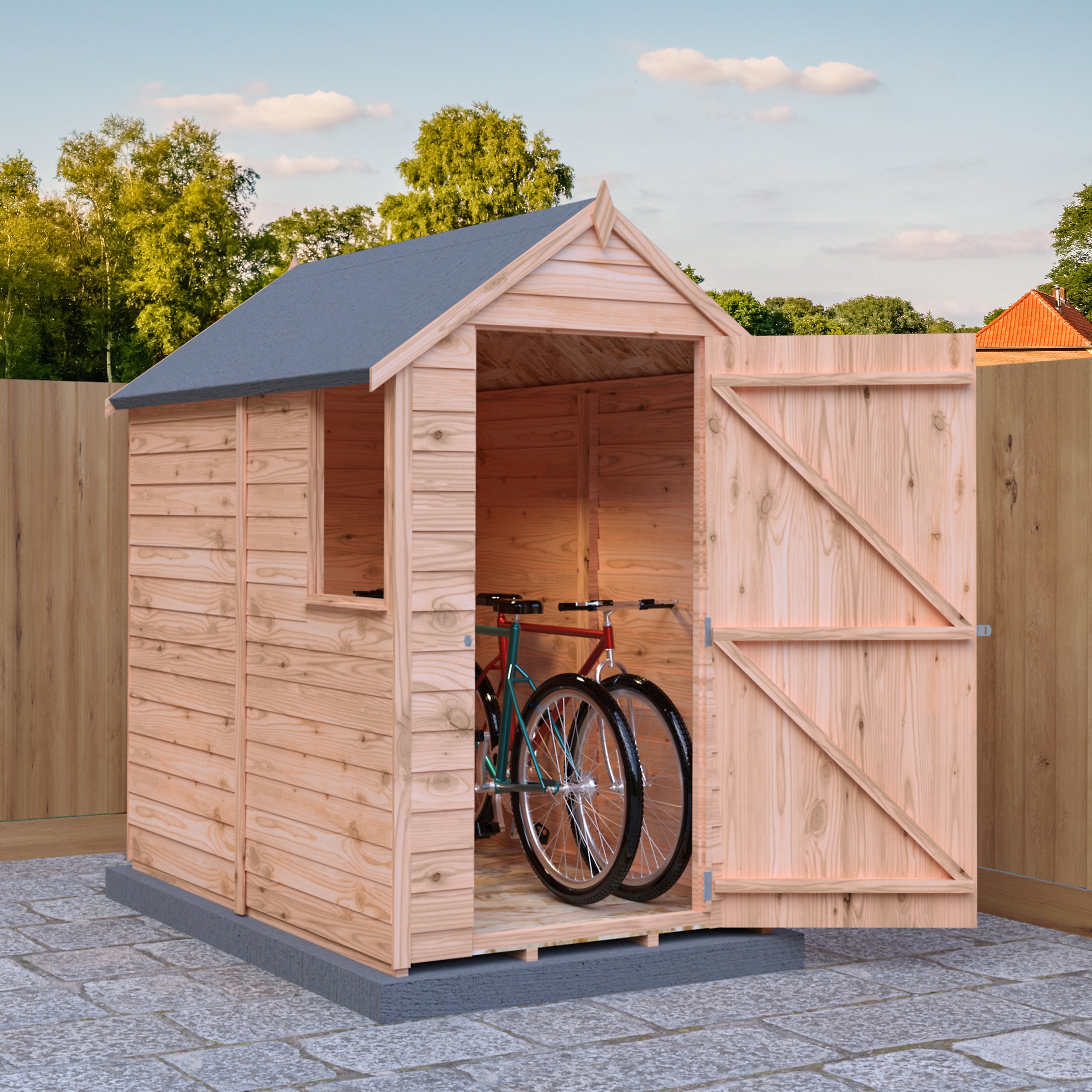 Shire Super Value Overlap Shed 6x4