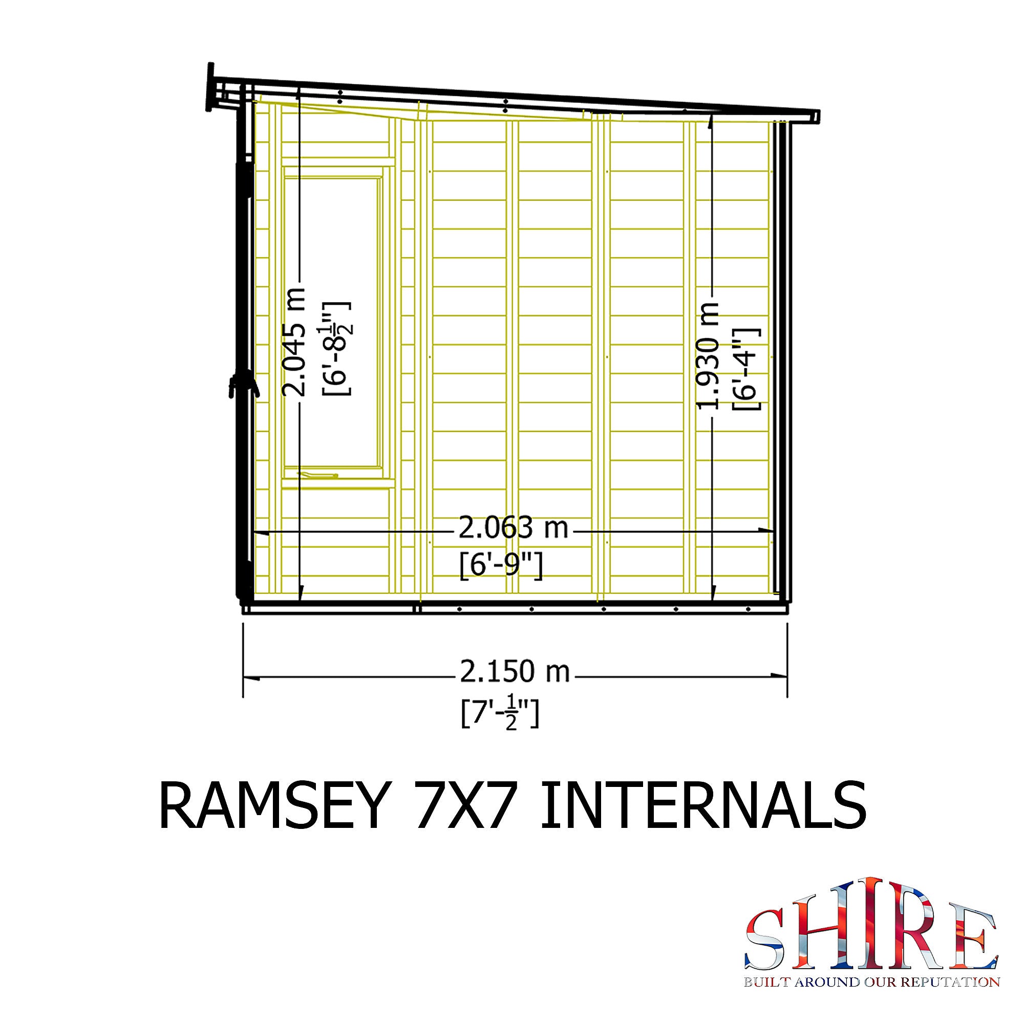 Shire Ramsey 7x7 Summerhouse