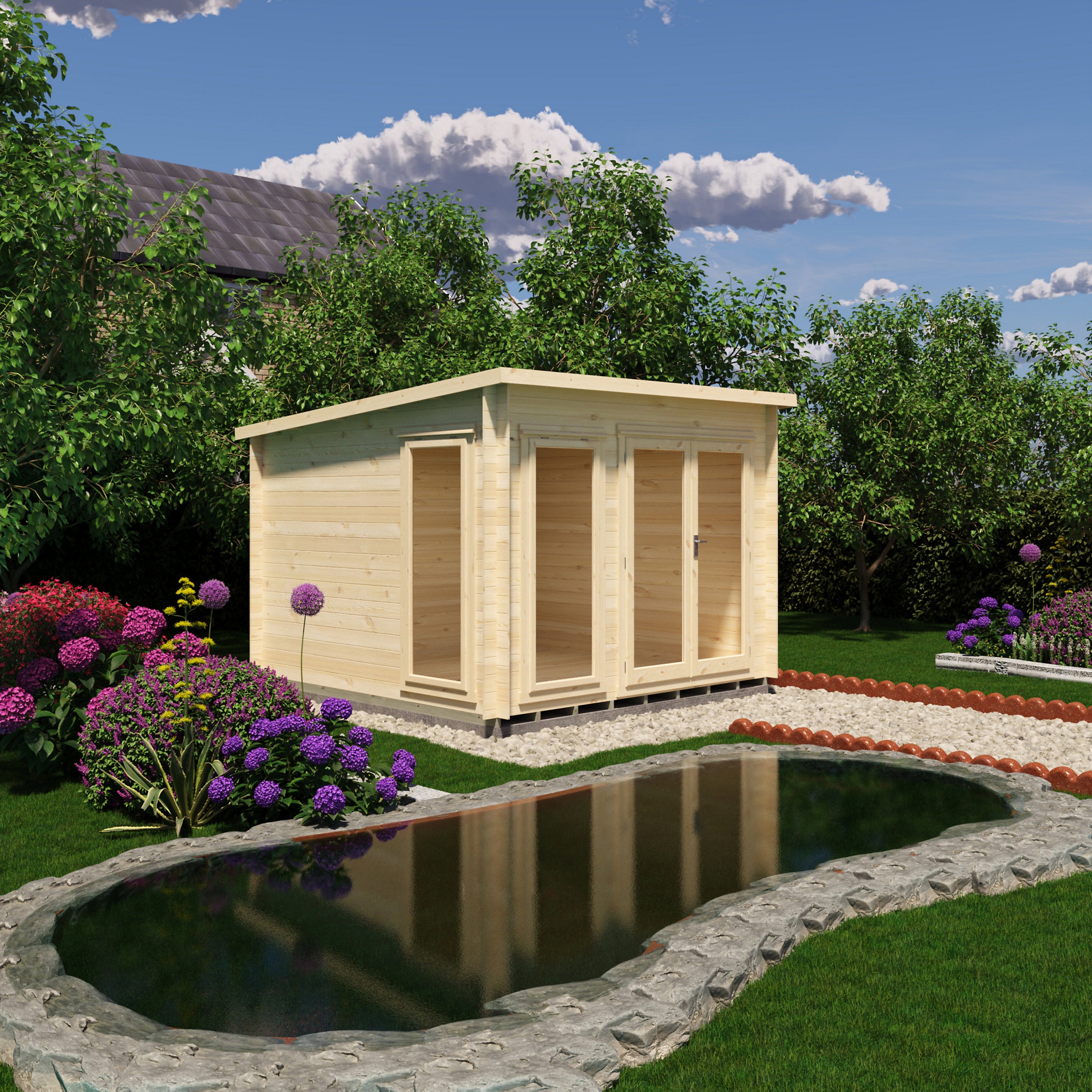 Shire Tilney 10x10 Log Cabin