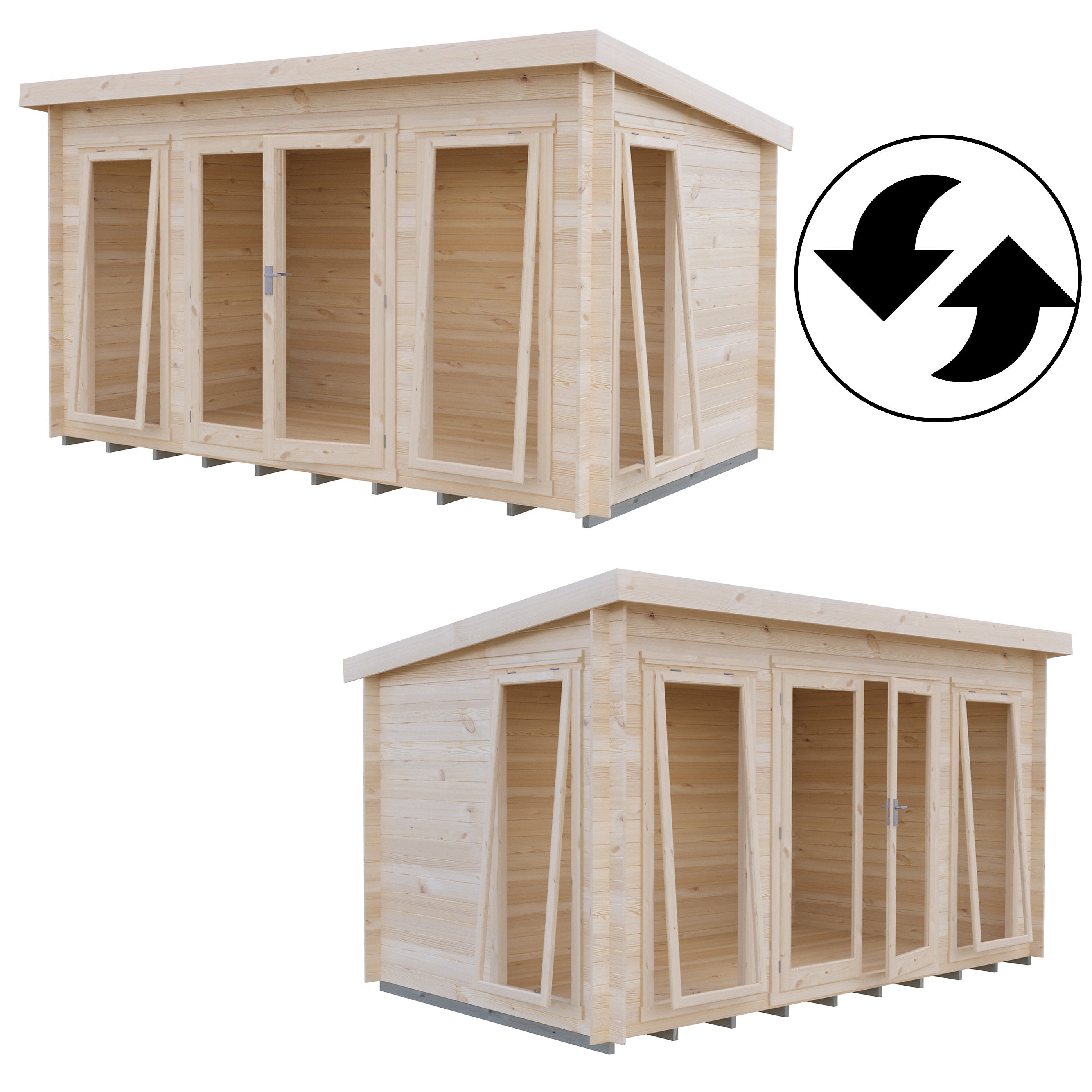Shire Tilney 13x10 Log Cabin