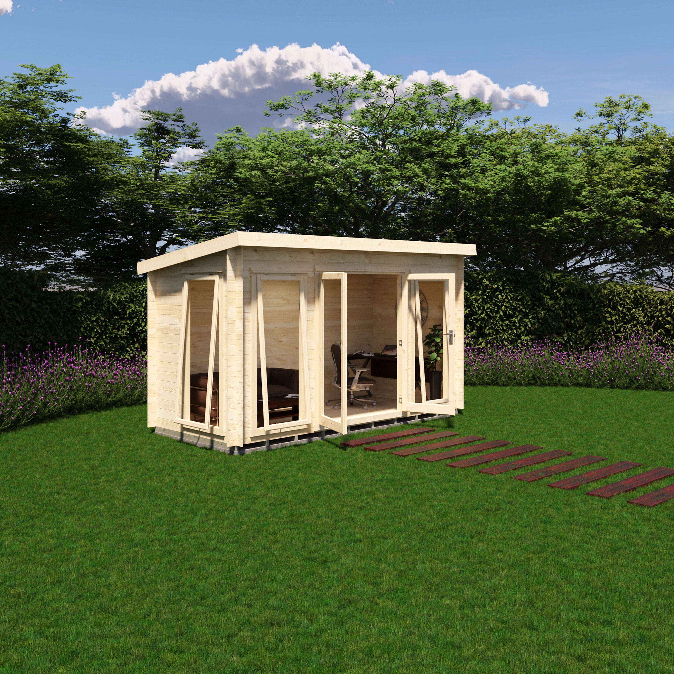Shire Tilney 13x6 Log Cabin