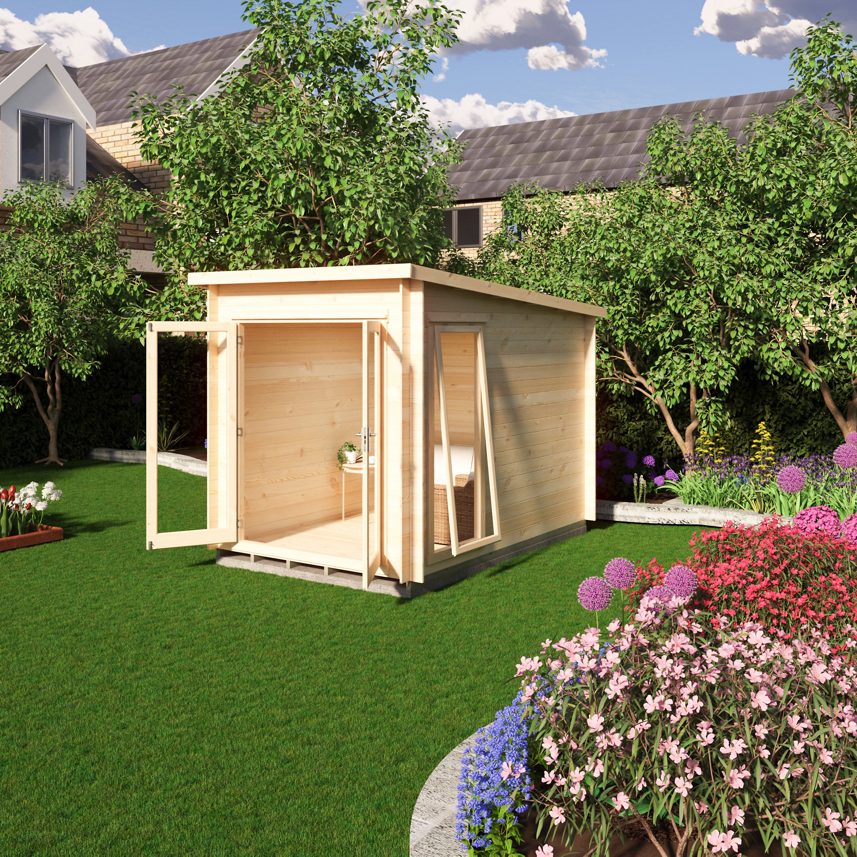 Shire Tilney 7x10 Log Cabin