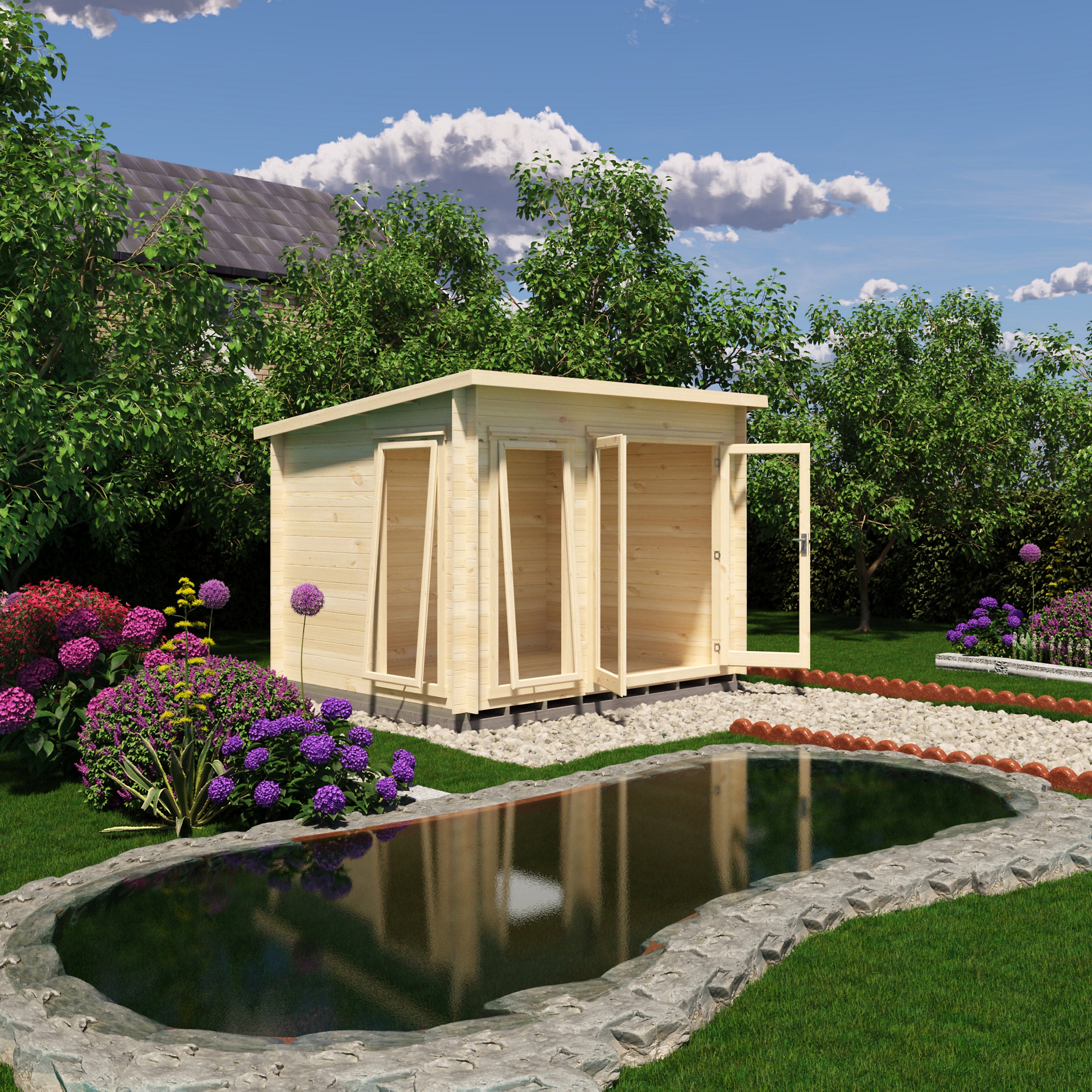 Shire Tilney 10x8 Log Cabin
