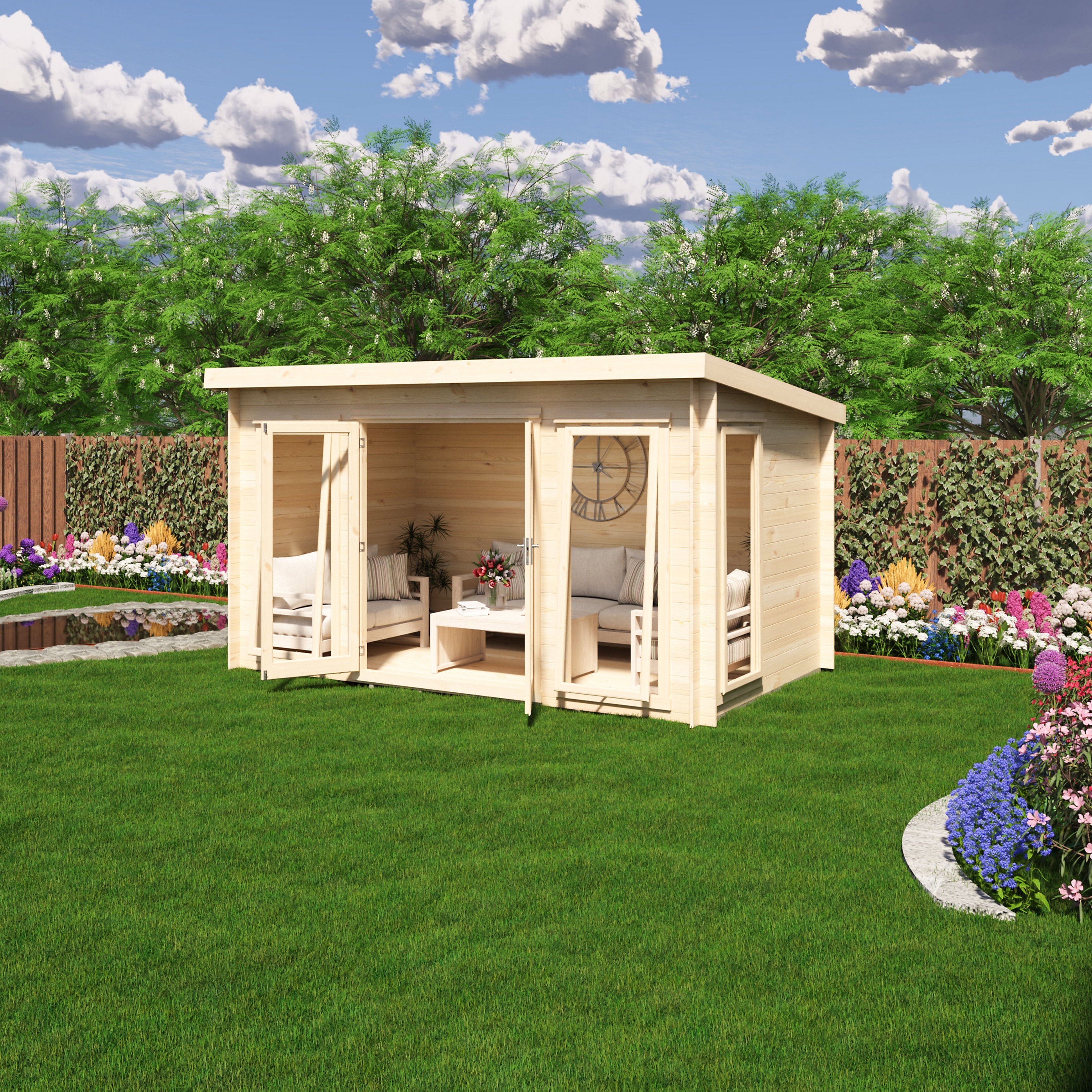 Shire Tilney 13x8 Log Cabin
