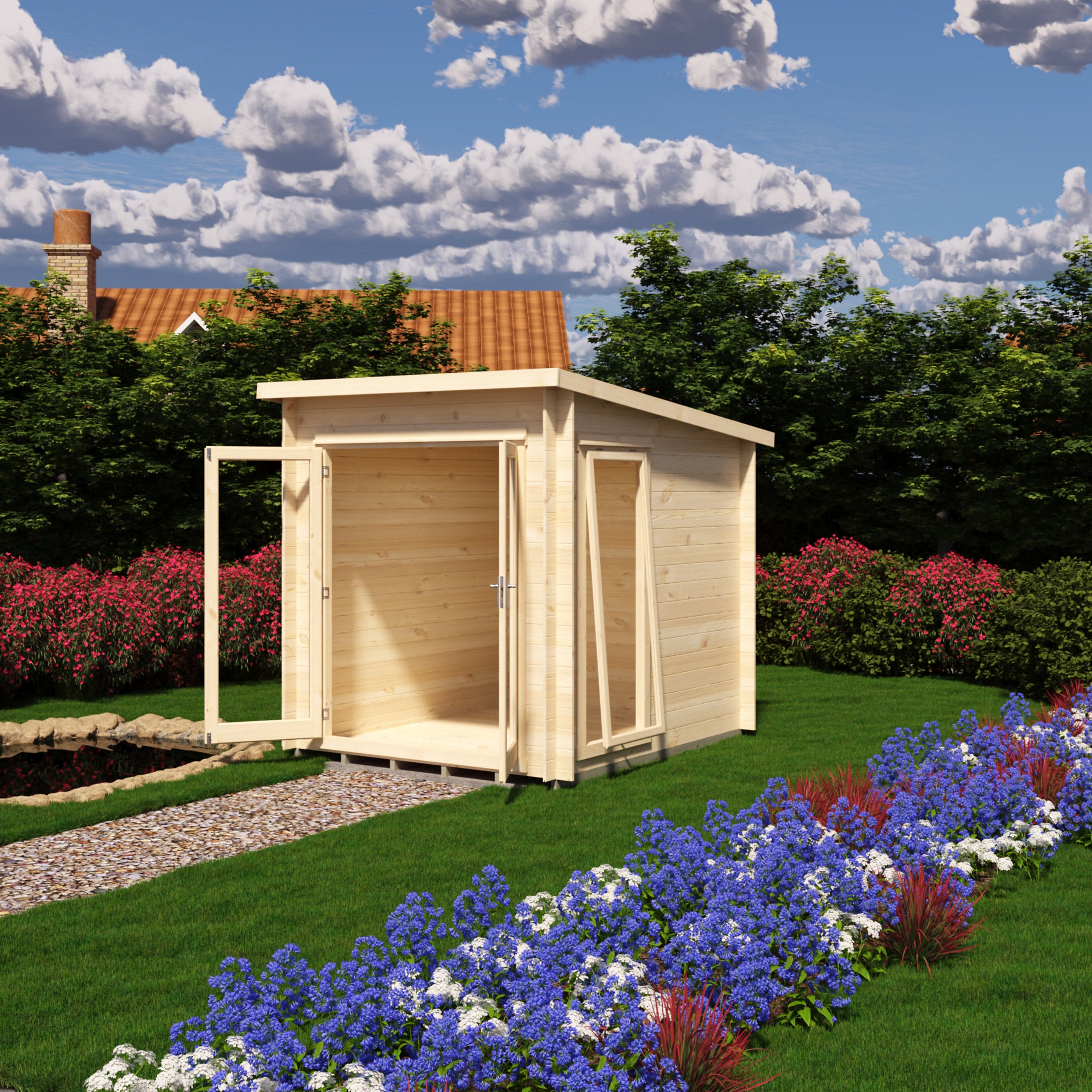Shire Tilney 7x8 Log Cabin