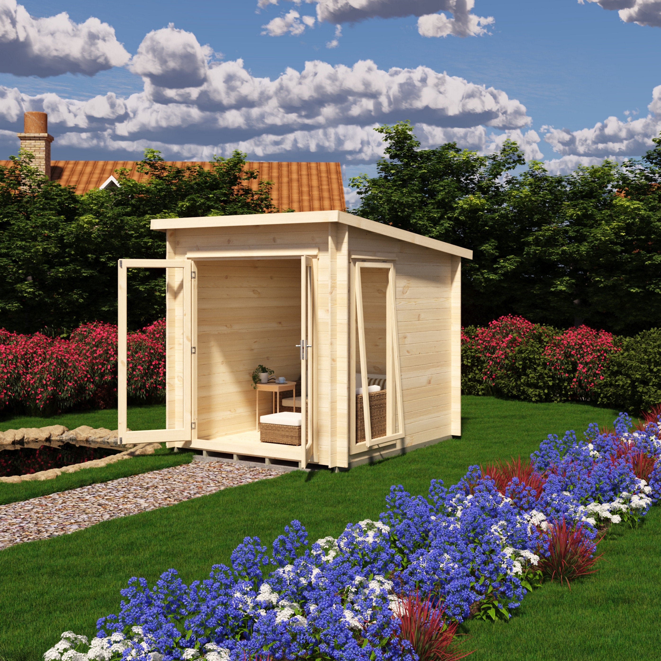 Shire Tilney 7x8 Log Cabin