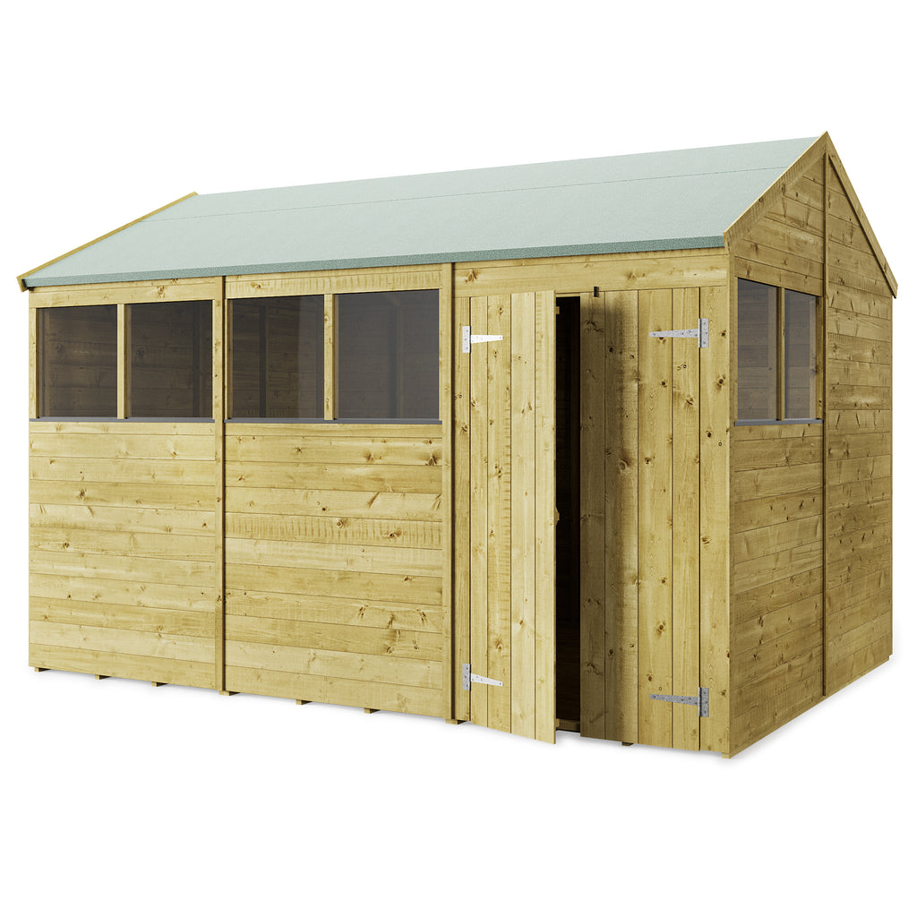 Store More Tongue and Groove Apex Shed - 12x8 Windowed